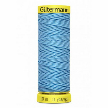 Gütermann Elastic - kuminauhalanka, turkoosi 6037