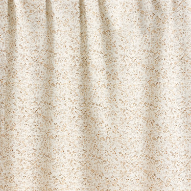 Puuvillapopliini: Villikukat, vaalea beige - beige