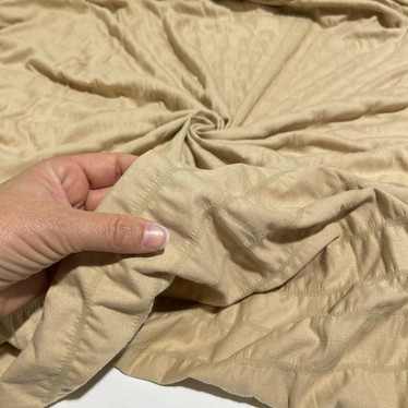 Kreppitrikoo: Tumma beige
