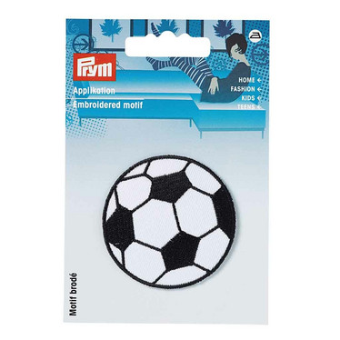 Prym: Silitettävä jalkapallo -kangasmerkki