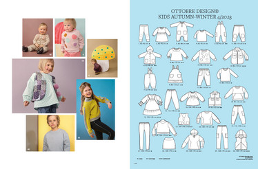 Ottobre design: Kids fashion 62-170cm, syksy 4/2023