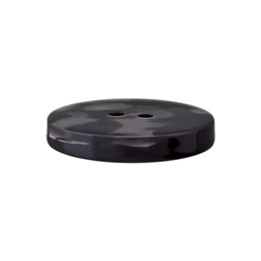 Prym: Musta-harmaa kuviollinen polyesterinappi 25mm