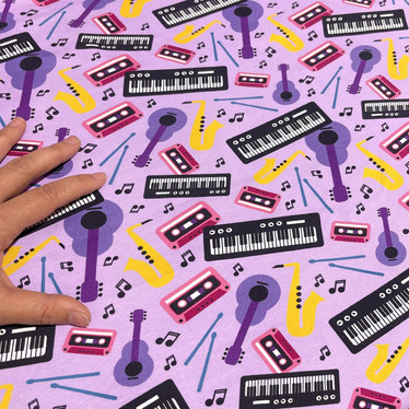 Digitrikoo: Instrumentit, lila - violetti - keltainen