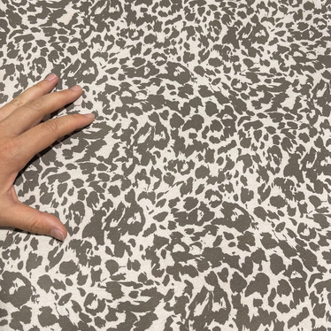 Digitrikoo: Leopard, beige - taube