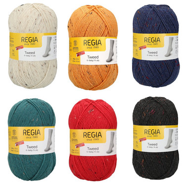 Schachenmayr: Regia Tweed 6ply sukkalanka 150g