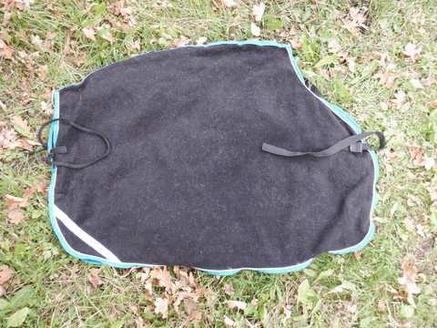 Musta ratsastusloimi, fleece 155 cm