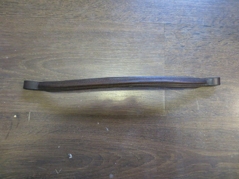 UUSI otsapanta ruskeaa nahkaa 39 cm