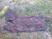 Fullneck ruskearuudullinen sisätoppaloimi 145 cm