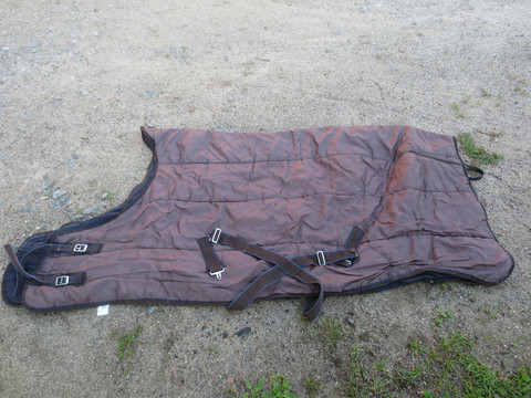 Tummanruskea sisätoppaloimi highneck 125 cm