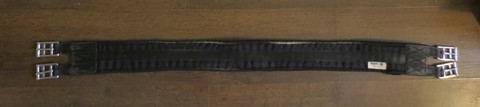 Horze musta kankainen satulavyö 110 cm