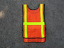 Oranssi heijastinliivi keltaisilla heijastimilla M