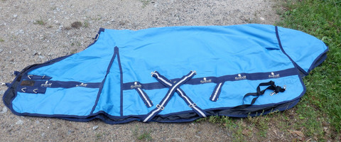 Fairfield sininen ulkotoppaloimi 80 g (?) täytteellä 155 cm