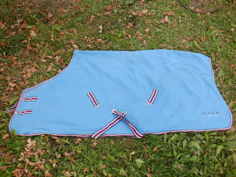 Horze vaaleansininen fleeceloimi 155 cm