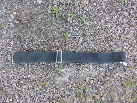 Irrallinen mahavyö, musta 1 kpl