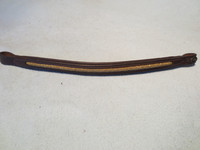 Ruskea otsapanta kultaisella koristeella 39 cm