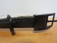 Musta-valkoinen peruspanta, pituus 38-39 cm