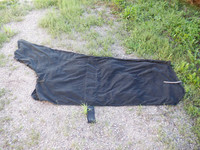 Fullneck fleeceloimi, musta, piilomahavyöllä 145 cm