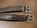 Tummanruskeat laadukkaat jalustinremmit 155 cm