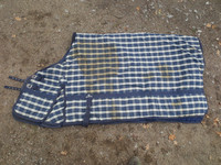 Sinivalkoruudullinen sisätoppaloimi, n. 300 g 140 cm