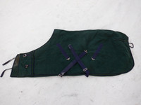 Paksu vihreä villaloimi 130 cm