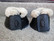 Horse Comfort mustat neopreeniputsit karvareunalla L/XL