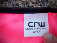 UUSI pinkki heijastinliivi CRW junior-koko