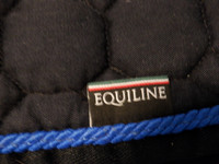 Equiline tummansininen flättäri satulahuopa FULL