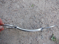Suora kuolain pyörivillä renkailla 11,5 cm