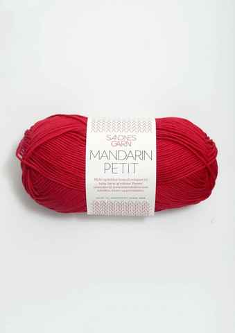 Sandnes Mandarin Petit, mörkröd 4418