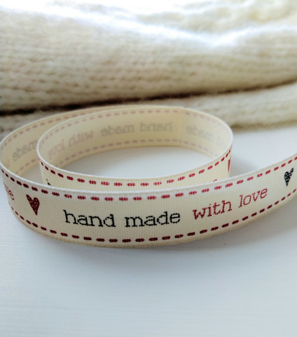 'Handmade with love' nauha