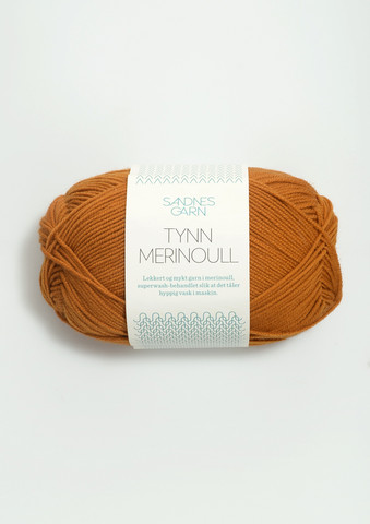 Sandnes tynn merinoull, curry 2537