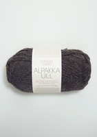 Alpakka Ull, mörkgrå 1053