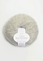 Tynn Silk Mohair, vaaleanharmaa 1022