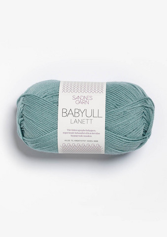 Sandnes Babyull Lanett, 6841 dimmig aqua