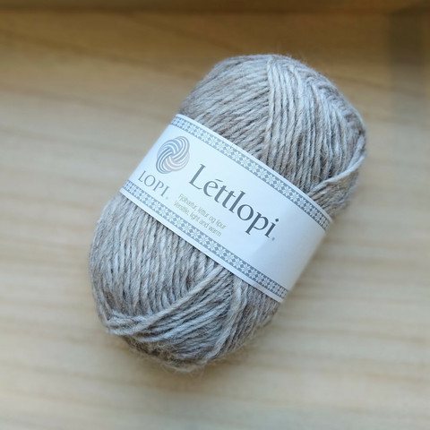 Léttlopi, light beige heather 0086
