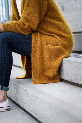 Inga krusiduller cardigan (no frills cardigan), ruotsinkielinen ohje