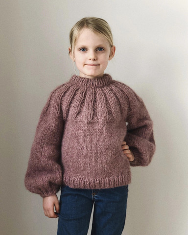 Sunday sweater - junior, ruotsinkielinen ohje