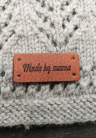 Made by mama-merkki keinonahkaa, ruskea