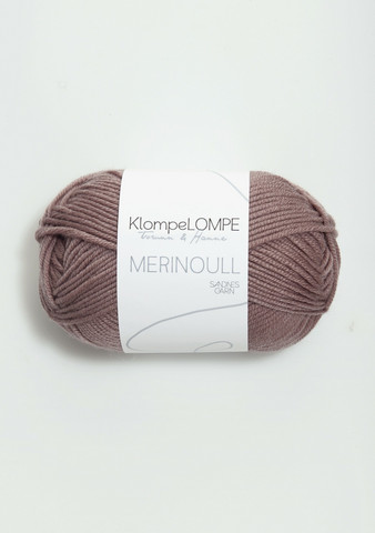 Sandnes KlompeLompe tynn merinoull, dovt lila 4331