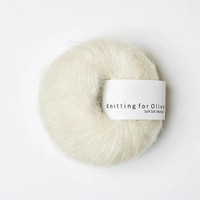 Knitting for Olive Soft Silk Mohair Off White