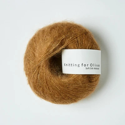 Knitting for Olive Soft Silk Mohair Caramel