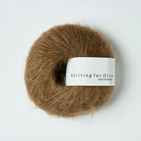 Knitting for Olive Soft Silk Mohair Hazel Brown