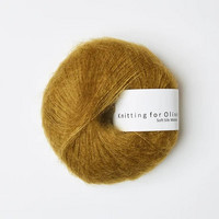 Knitting for Olive Soft Silk Mohair Dark Mustard