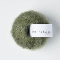 Knitting for Olive Soft Silk Mohair Slate Green