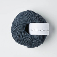 Knitting for Olive Heavy Merino Deep Petroleum Blue