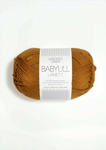 Sandnes Babyull Lanett, 2335 senapsgul