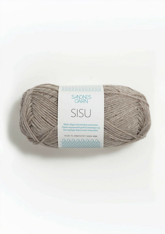 Sandnes Sisu, vaalea meleerattu beige 2650