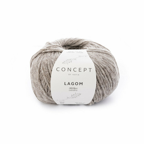 Concept by Katia, Lagom, 101 grey-beige