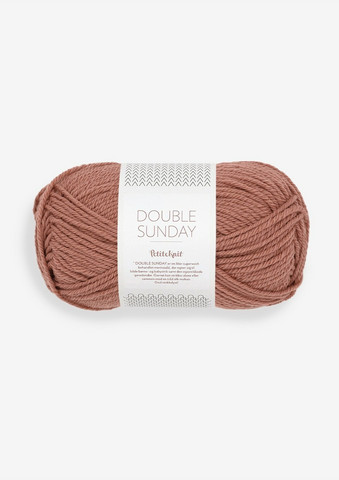 DOUBLE SUNDAY Petite Knit, dusty rouge 3553