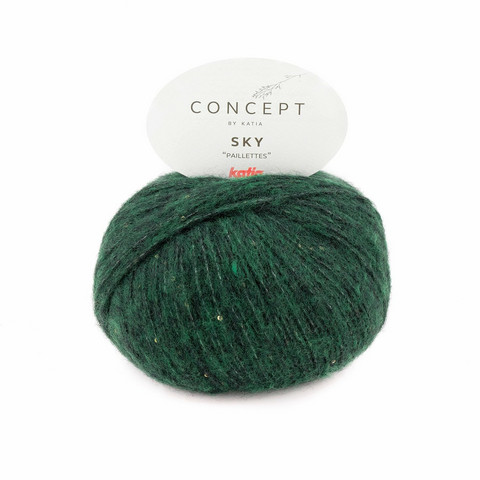 Concept by Katia, Sky, 85 bottle green